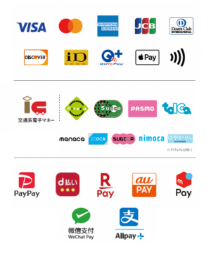 ご利用可能な決済方法